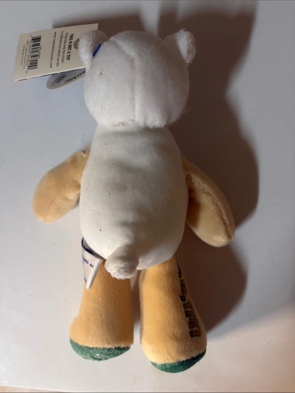 Collect-A-Bear New Jersey Souvenir Bear - White & Tan with Green Accents